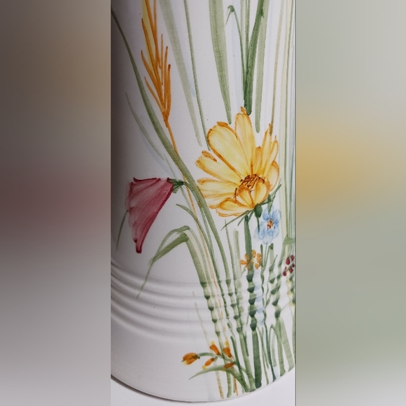 Vintage SCC Castelli Italy hand painted vase | Italian ceramic vase - Picture 6 of 6
